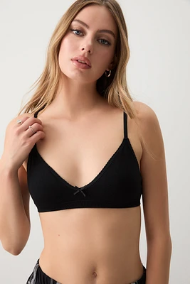 Ardene Seamless Triangle Bralette in | Size | Nylon/Elastane