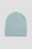 Ardene Super Soft Solid Beanie in Light Blue | Polyester/Elastane