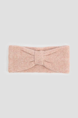 Ardene Knotted Headband in Blush | Polyester/Nylon/Elastane