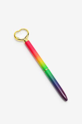 Ardene Rainbow Pen with Heart Top