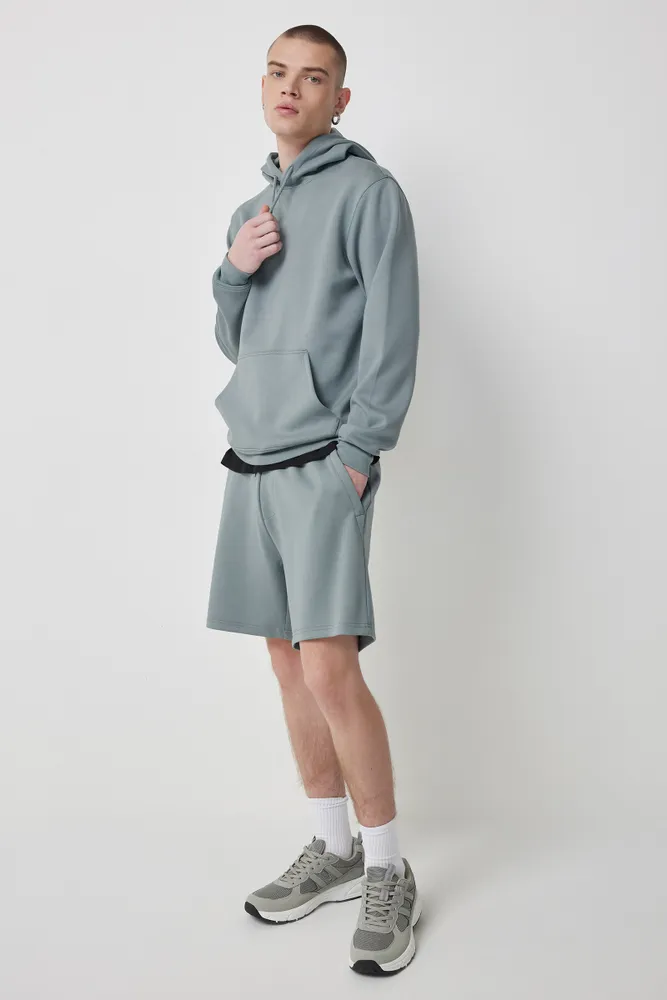 Ardene Man Hidden Drawstring Sweatpants For Men in Khaki, Size, Polyester/ Cotton, Fleece-Lined