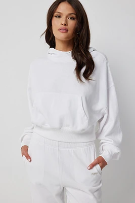 Ardene Short High Neck Hoodie in | Size | Polyester/Cotton | Fleece-Lined
