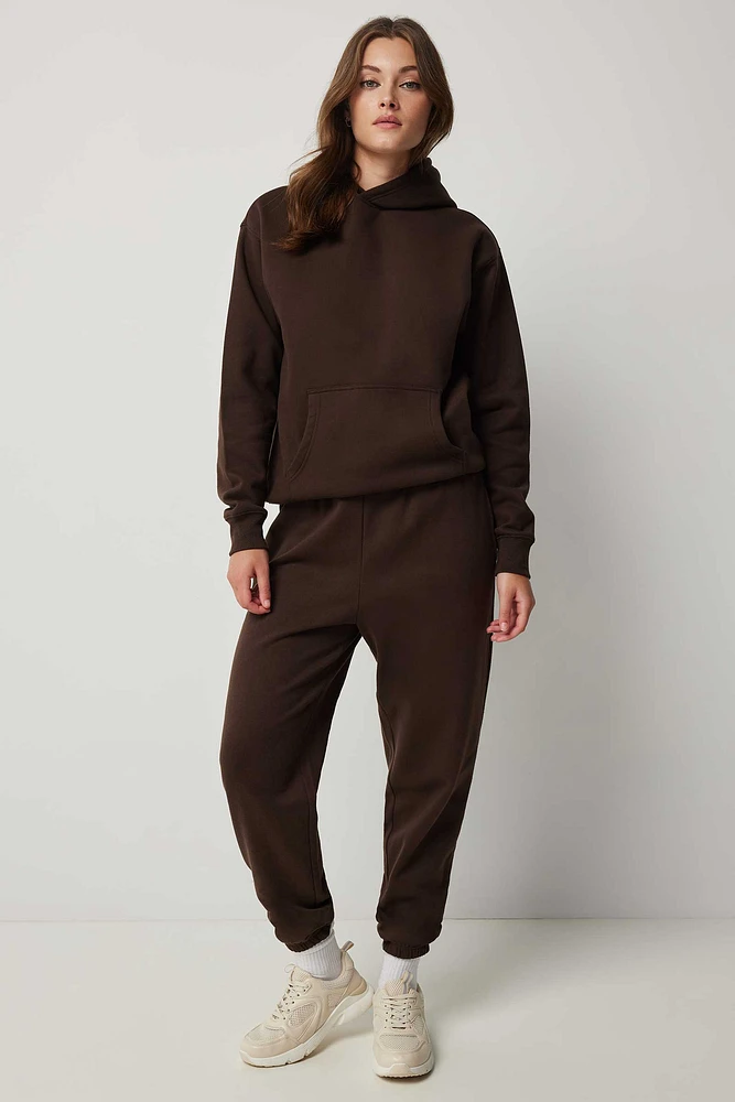 Ardene Solid Baggy Sweatpants in | Size | Polyester/Cotton | Fleece-Lined | Eco-Conscious