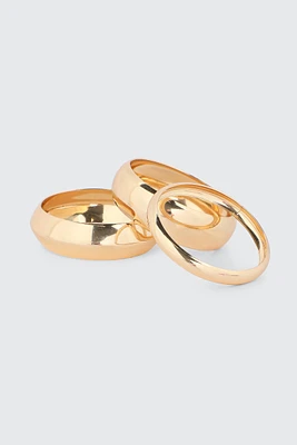 Ardene 3-Pack Gold Bangles