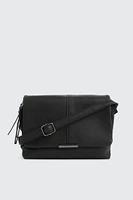 Ardene Rectangular Crossbody Bag in | 100% Recycled Polyester/Faux Leather | Eco-Conscious