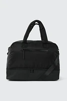 Ardene Nylon Gym Bag in Black | 100% Recycled Polyester | Eco-Conscious