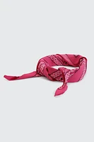 Ardene Pink Paisley Bandana | Polyester