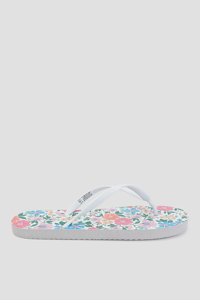 Ardene Printed Flip-Flops Sandals | Size 5.5