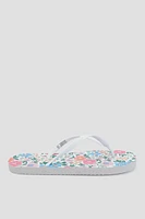 Ardene Printed Flip-Flops Sandals | Size