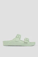 Ardene Eva 2-Strap Sandals in Light Green | Size