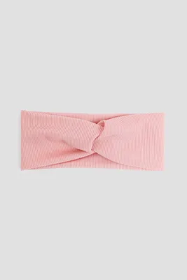 Ardene Pink Twist Headband in Medium Pink