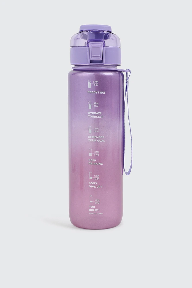 Ardene 1L Water Bottle in Lilac