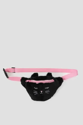 Ardene Faux Fur Animal Fanny Pack in | Polyester