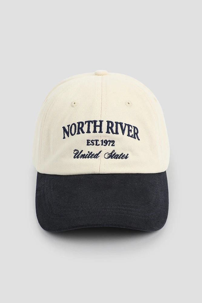 Ardene North River Cap in Dark Blue | 100% Cotton