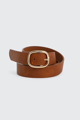 Ardene Brown Faux Leather Belt | Size