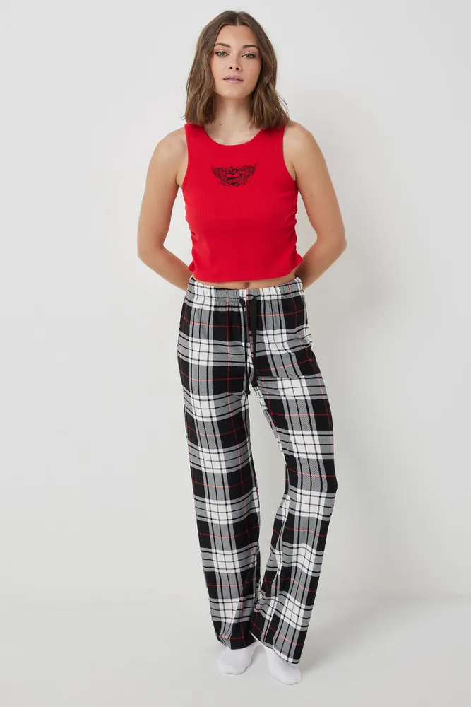 Ardene Super Soft Printed PJ Pants, Size, Polyester/Elastane, Eco-Conscious