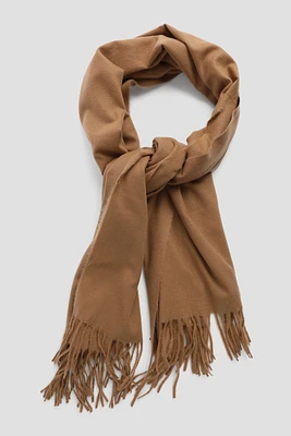 Ardene Solid Scarf in Cognac | Polyester