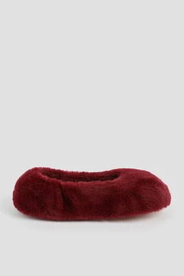 Ardene Faux Fur Slippers in | Size | Polyester