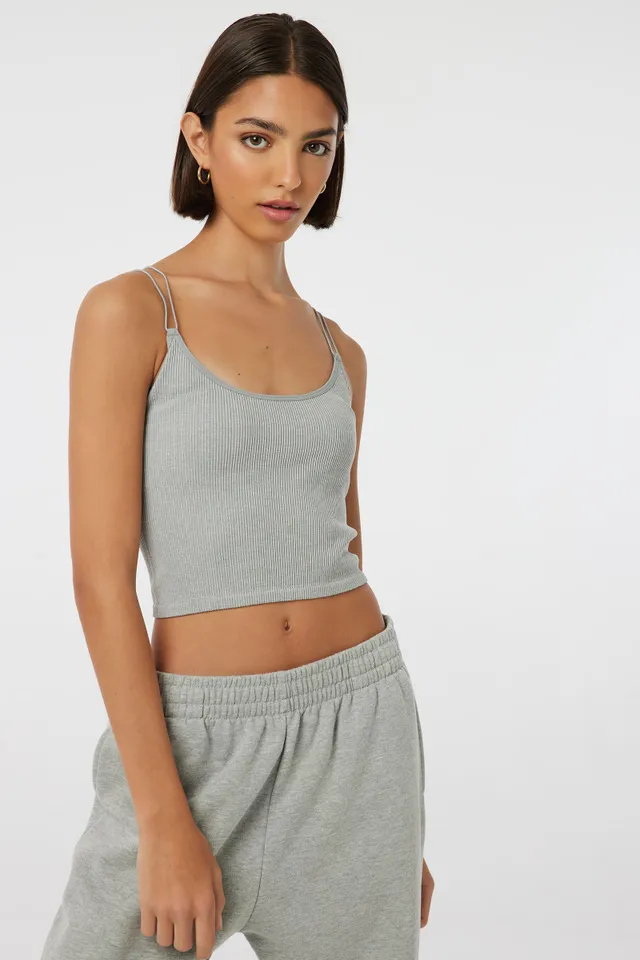 Ultra Crop Seamless Tank with Bungee Straps