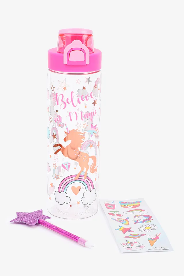 Ardene Pink Matte Water Bottle