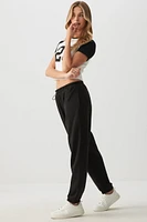 Ardene Oversized Sweatpants in | Size | Polyester/Cotton | Fleece-Lined