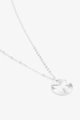 Ardene Butterfly Chain Necklace in Silver