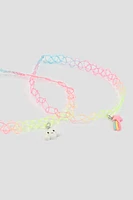 Ardene Kids 2-Pack Cloud & Star Chokers