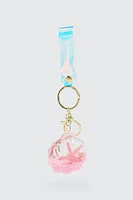 Ardene Seashell Keychain in Medium Pink