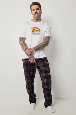 Ardene Man Plaid PJ Pants For Men in | Size Small | 100% Cotton