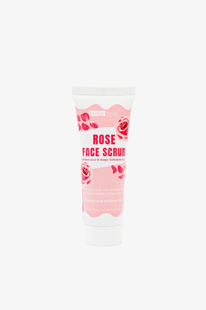 Ardene Rose Water Face Scrub in Light Pink