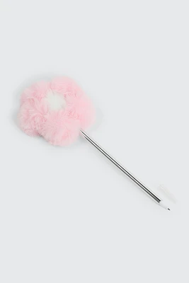 Ardene Pompom Daisy Pen in Light Pink