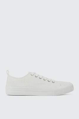 Ardene Low Top Sneakers with Toe Cap in | Size | Eco-Conscious