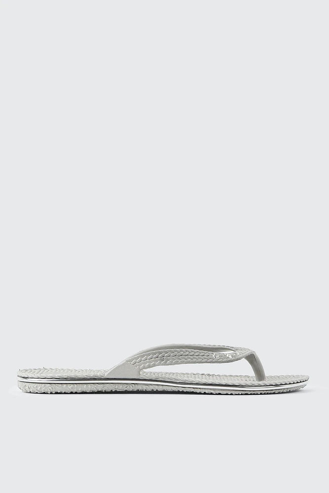 Ardene Braided Jelly Flip-Flops Sandals in | Size