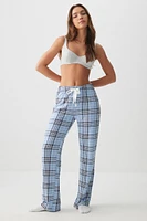 Ardene Flare PJ Pants in Light | Size | Polyester/Elastane | Eco-Conscious