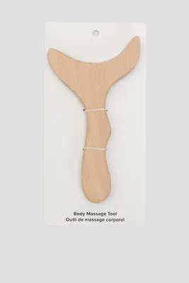 Ardene Wooden Body Massage Tool in Beige