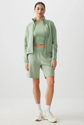 Ardene Scuba Jacket in | Size | Polyester/Spandex/Viscose | Eco-Conscious