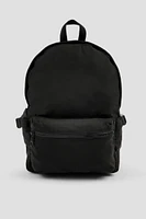 Ardene Kids Backpack with Side Pockets in Black | Nylon