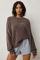 Ardene Loose Fit Fuzzy Sweater in | Size | Nylon