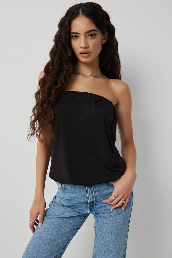 Ardene Bubble Tube Top in | Size | Polyester/Spandex