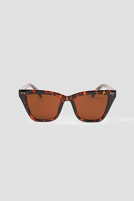 Ardene Tortoiseshell Cat Eye Sunglasses in Brown