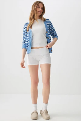 Ardene Basic Mini Biker Shorts in | Size | Cotton/Elastane/Viscose | Eco-Conscious
