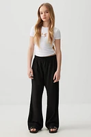 Ardene Kids Wide Leg Pants in | Size | Viscose