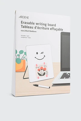 Ardene Message Board with Marker in White