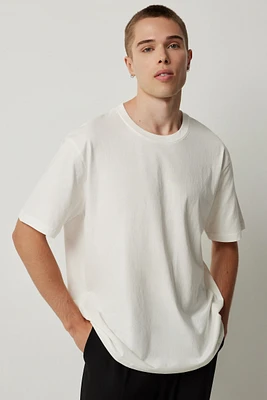 Ardene Man Solid Short Sleeve T-Shirt For Men in | Size | 100% Cotton