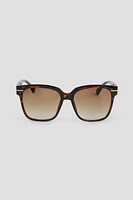 Ardene Square Sunglasses in Brown