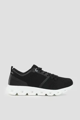 Ardene Mesh Running Shoes in Black | Size