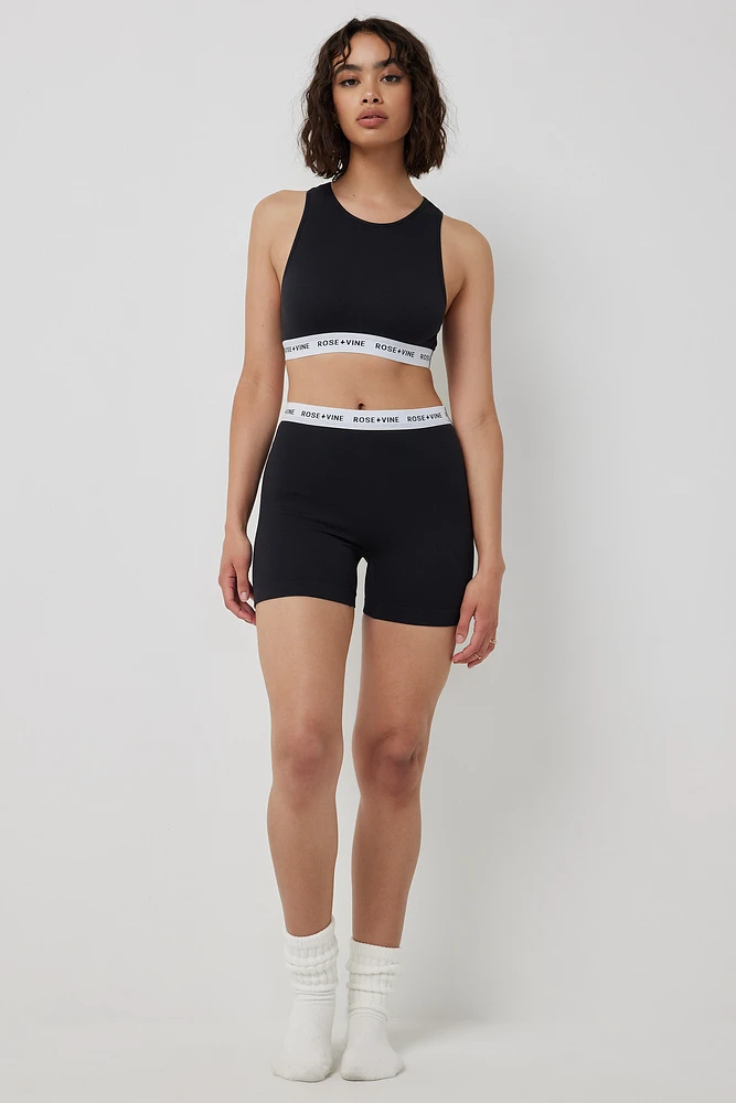 Ardene Tank & Biker Shorts PJ Set in | Size | Nylon/Elastane | Eco-Conscious