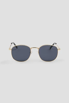 Ardene Round Sunglasses in Dark Blue