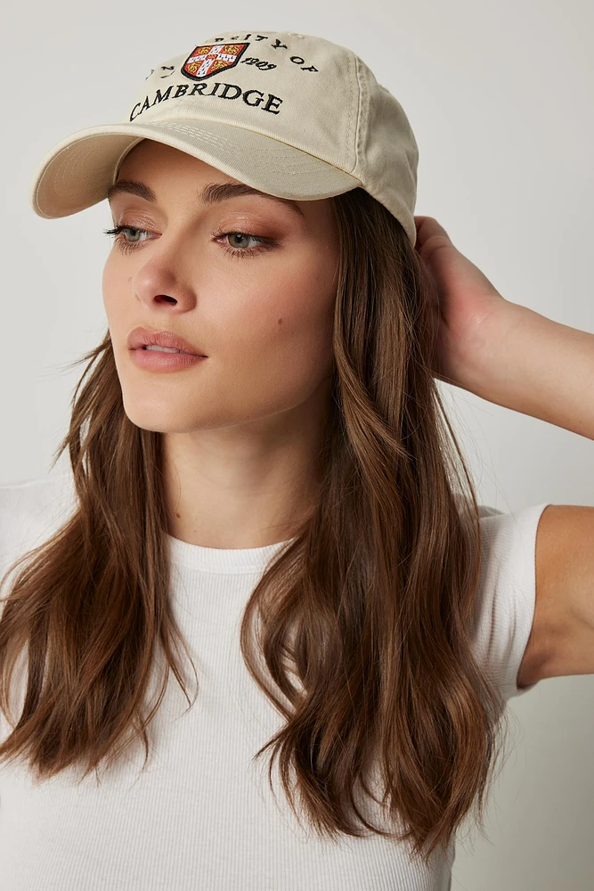 Ardene Cambridge Cap in Beige | 100% Cotton