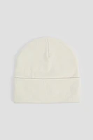 Ardene Super Soft Solid Beanie in Beige | Polyester/Elastane